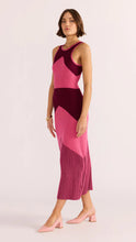 Load image into Gallery viewer, MINKPINK Emeris Intarsia Knit Dress Berry