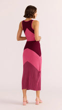 Load image into Gallery viewer, MINKPINK Emeris Intarsia Knit Dress Berry