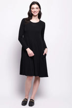 Load image into Gallery viewer, FOIL Shear Delight Dress Black