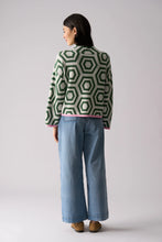 Load image into Gallery viewer, FOIL Bee Bold Sweater Sage Hex