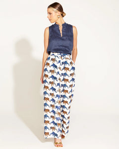 Fate + Becker Queen Of The Jungle Wide Leg Pant Tigers
