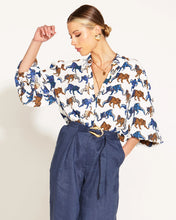 Load image into Gallery viewer, Fate + Becker Queen Of The Jungle Oversized Shirt Tigers
