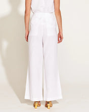 Load image into Gallery viewer, Fate + Becker A Walk In The Park High Waisted Belted Wide Leg Pant White
