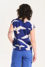 Load image into Gallery viewer, Olga de Polga Flock Tee Cotton Voile Blue