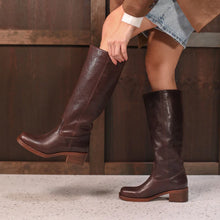 Load image into Gallery viewer, EOS Gauchicas Slouch Leg Long Boot Kalamata Leather