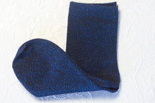 Load image into Gallery viewer, High Heel Jungle Glitterati Socks Sapphire
