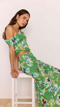 Load image into Gallery viewer, MINKPINK Zoe Midi Bias Skirt Green Floral