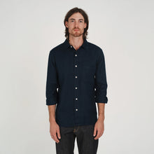 Load image into Gallery viewer, Hemp Clothing Australia Heritage Shirt Navy