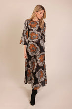 Load image into Gallery viewer, Traffic People Holding On Millie Dress Black Floral