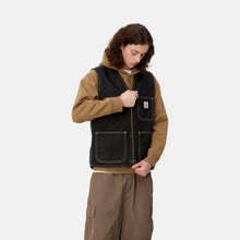 Load image into Gallery viewer, Carhartt WIP Chore Vest Black/Black One Wash