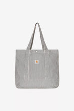 Load image into Gallery viewer, Carhartt WIP Mercer Tote Bag Mercer Stripe, Graphite/Wax
