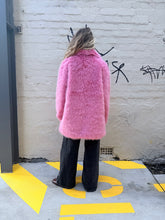 Load image into Gallery viewer, Cinnamon Creations KRE1176 Faux Fur Jacket Fuschia