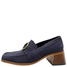 Load image into Gallery viewer, Beau Coops Anella Blue Suede Leather