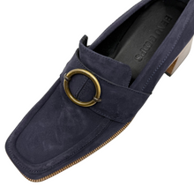 Load image into Gallery viewer, Beau Coops Anella Blue Suede Leather