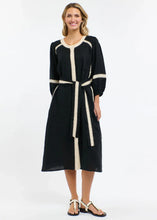 Load image into Gallery viewer, 365 Days Carolyn Resort Dress Black/ Natural