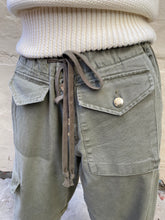 Load image into Gallery viewer, M. A. Dainty Trucker Pant Olive