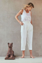 Load image into Gallery viewer, M. A. Dainty Bird Of Paradise Pant White
