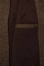 Load image into Gallery viewer, James Harper JHJ155 Herringbone Zip Jacket Brown