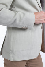 Load image into Gallery viewer, James Harper JHJ91 Linen Blazer Leek