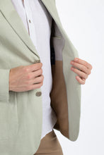Load image into Gallery viewer, James Harper JHJ91 Linen Blazer Leek