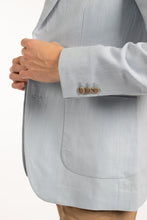 Load image into Gallery viewer, James Harper JHJ91 Linen Blazer Sky