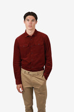 Load image into Gallery viewer, James Harper Burgundy Corduroy Shirt
