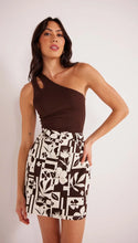 Load image into Gallery viewer, MINKPINK Joan Mini Skirt Brown Floral
