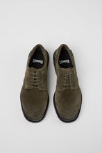 Load image into Gallery viewer, Camper Pix Green Suede Mens Derby Shoe