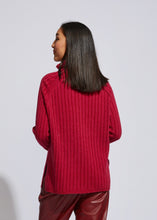 Load image into Gallery viewer, LD &amp; Co Plaited Rollneck Fuchsia
