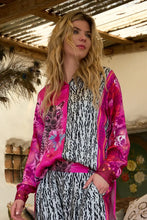 Load image into Gallery viewer, Miss Goodlife Pink Animal Love Blouse Multi