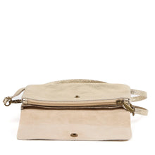 Load image into Gallery viewer, Maison Fanli Metallic Clutch Crossbody Bag Gold