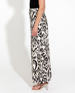 Fate + Becker Paradise Wide Leg Pant Abstract Animal