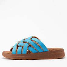 Load image into Gallery viewer, Malibu Sandals Zuma LX Recycled Blue/Walnut