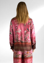 Load image into Gallery viewer, Miss Goodlife Cherry Blossom Blouse Rose Chocolate