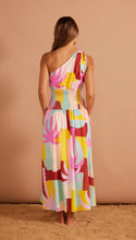 Load image into Gallery viewer, MINKPINK Palmera Midi Dress Pastel Tropical
