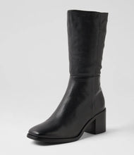 Load image into Gallery viewer, Mollini Sesina Black/ Black Leather Calf Boots
