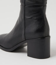 Load image into Gallery viewer, Mollini Sesina Black/ Black Leather Calf Boots