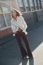 Load image into Gallery viewer, Rolla's Eastcoast Flare Baby Cord Oxblood