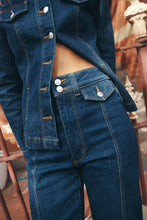 Load image into Gallery viewer, Rolla's Eastcoast Flare Celeste Riley Blue