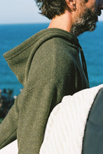 Load image into Gallery viewer, McTavish Apres Knit Hoodie Dark Green