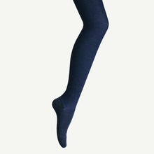 Load image into Gallery viewer, Lamington Merino Wool Textured Knit Tights Night