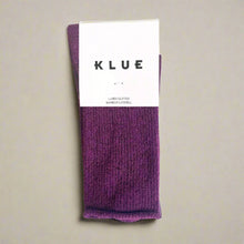 Load image into Gallery viewer, KLUE Glitter Lurex Socks Purple
