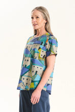 Load image into Gallery viewer, Olga De Polga Pueblito Top Blue Cotton