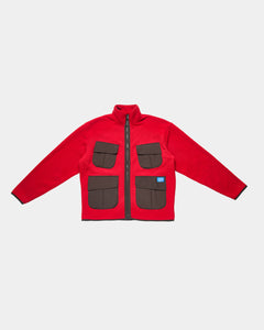 Larriet Jungle Fleece Jacket Red