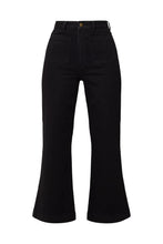 Load image into Gallery viewer, Rolla's Sailor Jean Black Rinse Crop