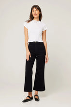 Load image into Gallery viewer, Rolla's Sailor Jean Black Rinse Crop