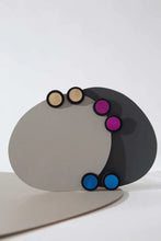 Load image into Gallery viewer, Iskin Sister IS26 Rainbow Small Earring Blue