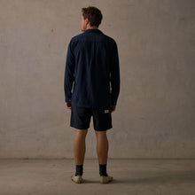 Load image into Gallery viewer, McTavish Washed Cord Shirt Dark Blue