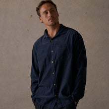 Load image into Gallery viewer, McTavish Washed Cord Shirt Dark Blue