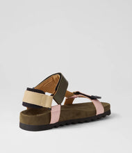Load image into Gallery viewer, Rollie Sandal Tooth Wedge Blush Camo
